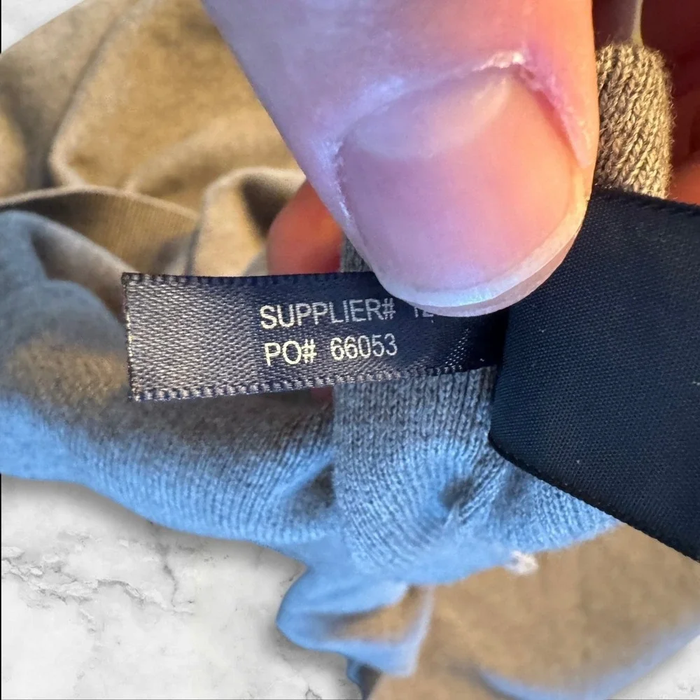 Polo Ralph Lauren Mens V Neck Sweater Vest Gray Pima Cotton‎ XL